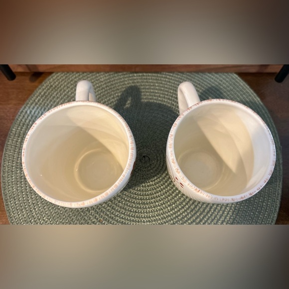 Set of 2 Laurie Gates "Corsica Collection" Chicken Ceramic 16 oz. Mugs Cups EUC. - Picture 5 of 9